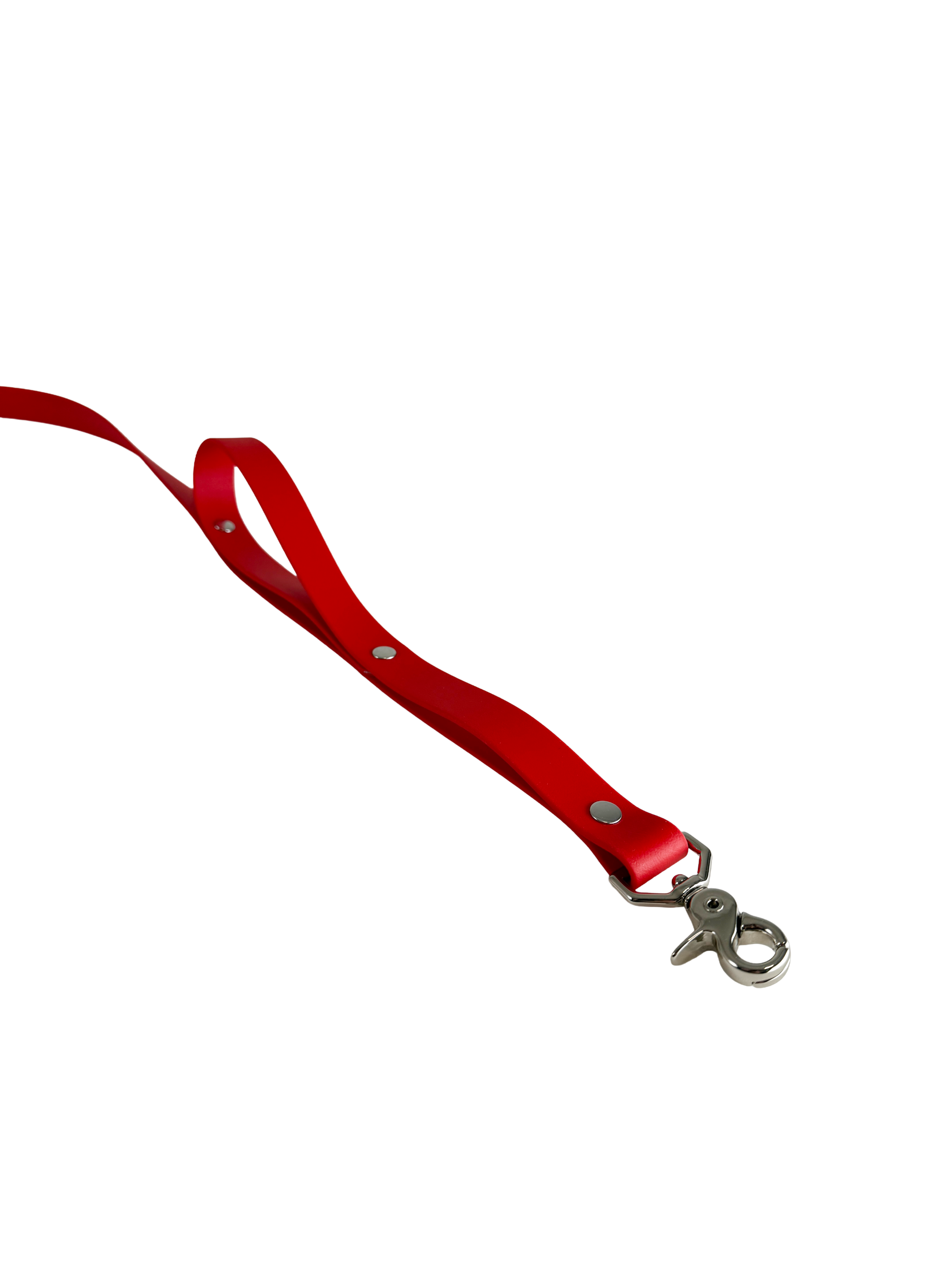 ADJUSTABLE THREE-WAY DOG LEASH — CHERRY RED